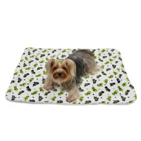 Playful Dinosaur Flannel/Ultra (Color: Blue, size: One Size)